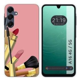 Funda Silicona para Samsung Galaxy A16 4G / 5G diseño Brochas Dibujos