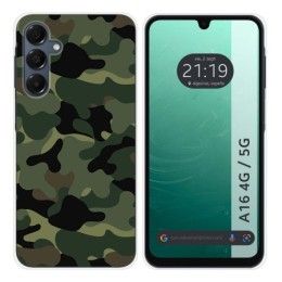 Funda Silicona para Samsung Galaxy A16 4G / 5G diseño Camuflaje Dibujos