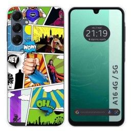 Funda Silicona para Samsung Galaxy A16 4G / 5G diseño Comic Dibujos
