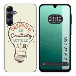 Funda Silicona para Samsung Galaxy A16 4G / 5G diseño Creativity Dibujos