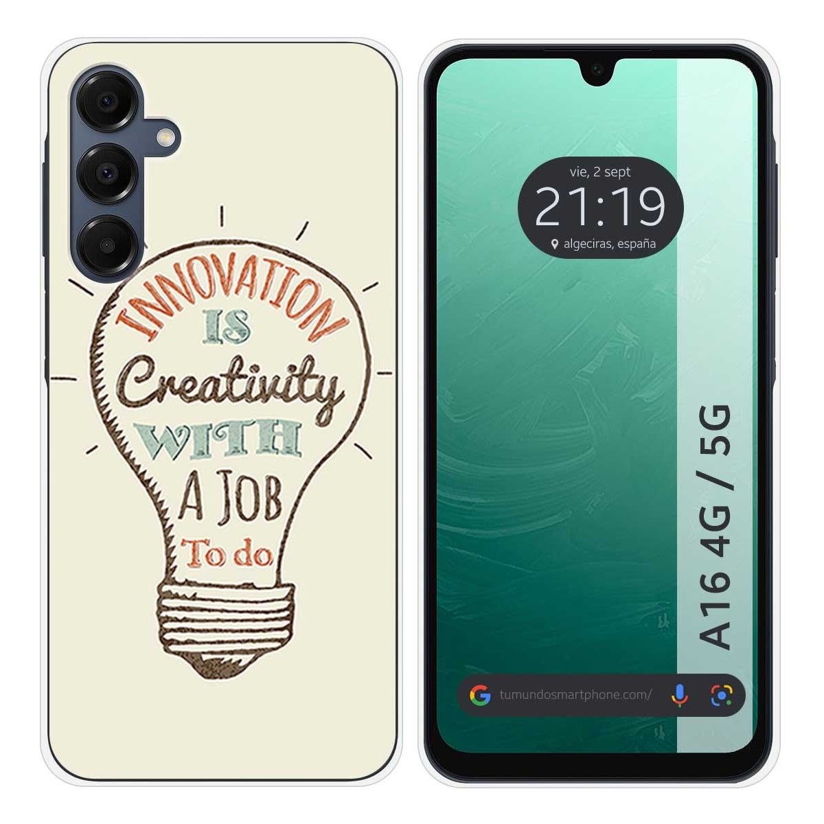 Funda Silicona para Samsung Galaxy A16 4G / 5G diseño Creativity Dibujos