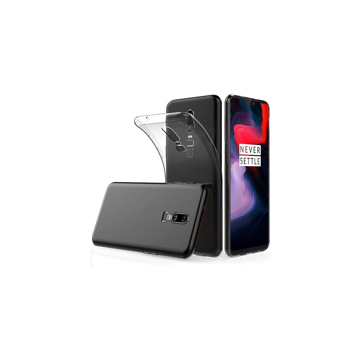 Funda Gel Tpu Fina Ultra-Thin 0,5mm Transparente para Oneplus 6