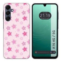 Funda Silicona para Samsung Galaxy A16 4G / 5G diseño Flores Dibujos