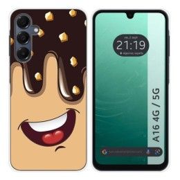 Funda Silicona para Samsung Galaxy A16 4G / 5G diseño Helado Chocolate Dibujos