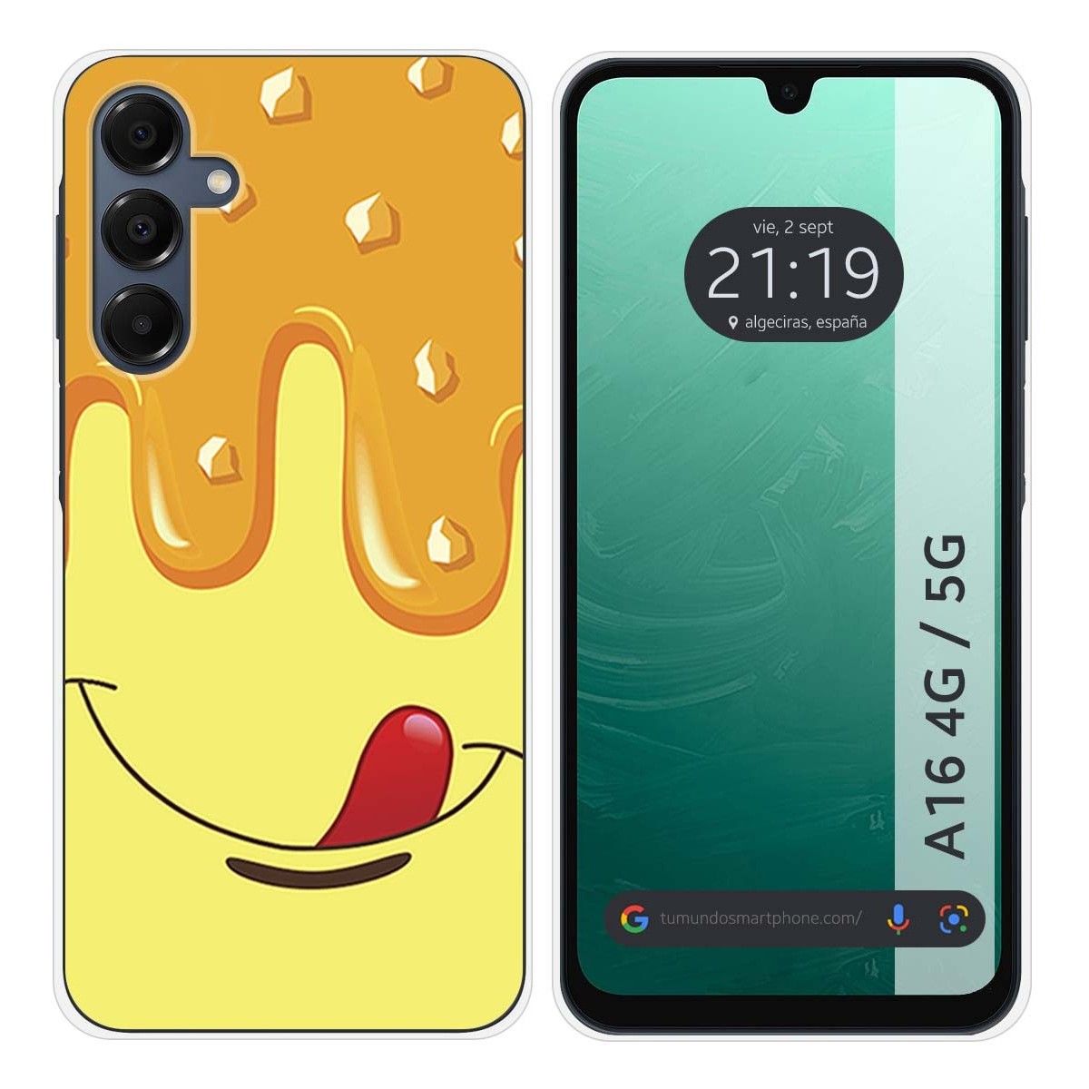 Funda Silicona para Samsung Galaxy A16 4G / 5G diseño Helado Vainilla Dibujos