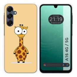 Funda Silicona para Samsung Galaxy A16 4G / 5G diseño Jirafa Dibujos