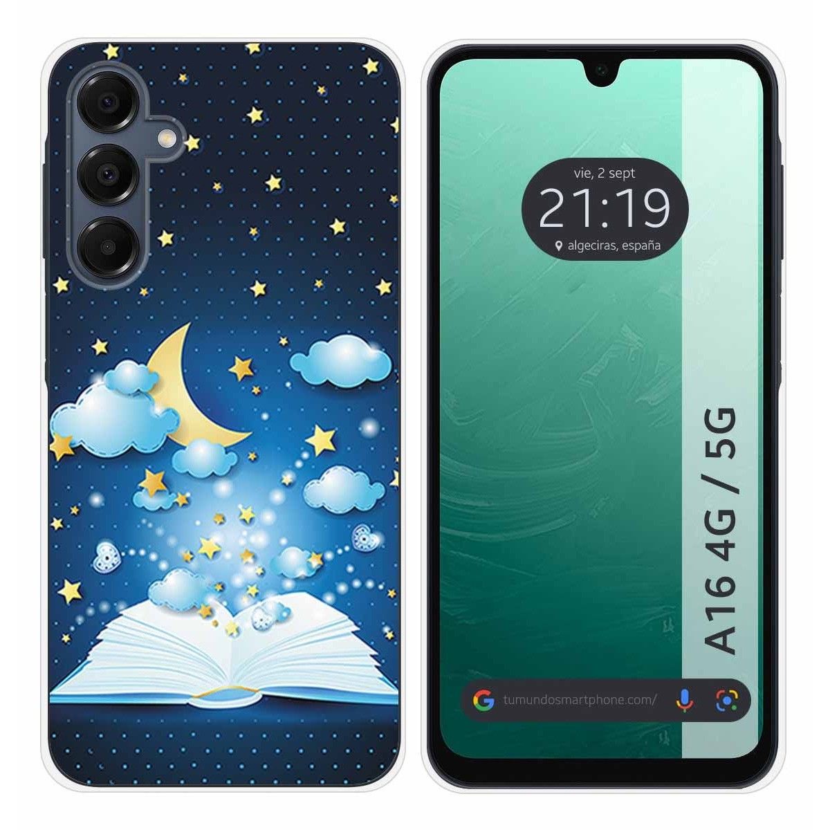 Funda Silicona para Samsung Galaxy A16 4G / 5G diseño Libro Cuentos Dibujos