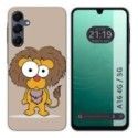 Funda Silicona para Samsung Galaxy A16 4G / 5G diseño Leon Dibujos