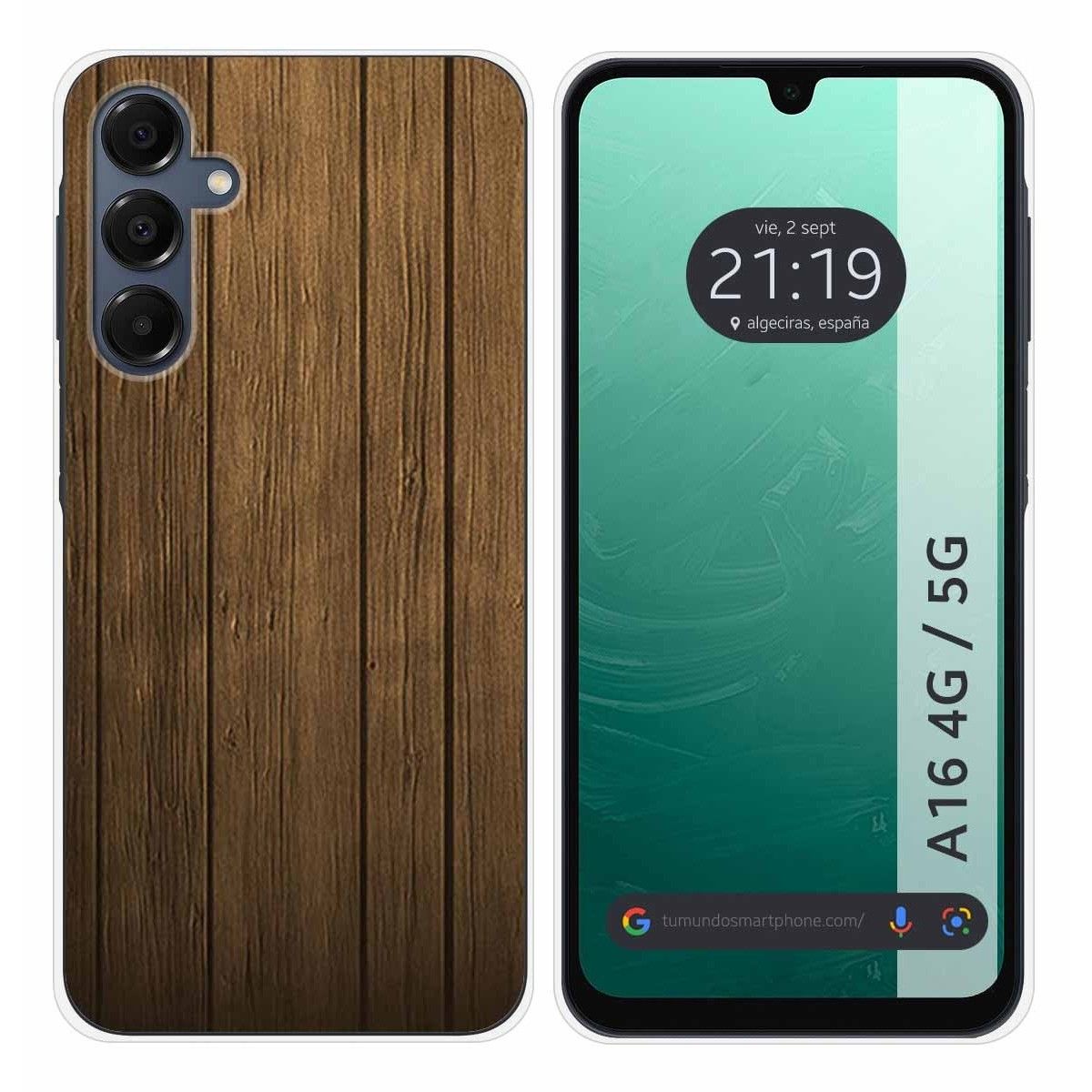 Funda Silicona para Samsung Galaxy A16 4G / 5G diseño Madera Dibujos