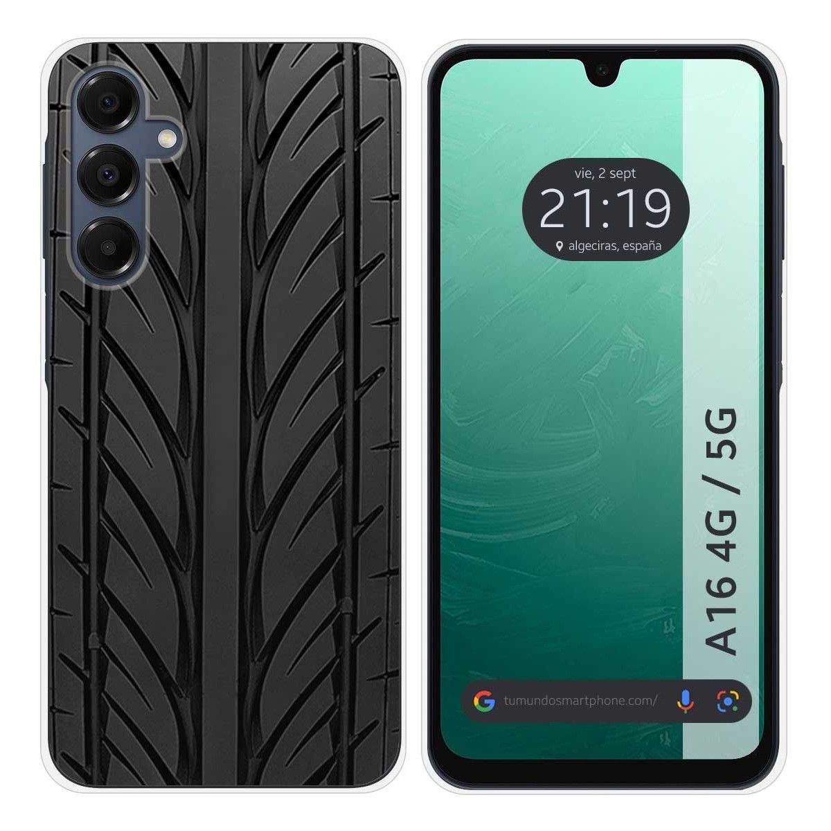 Funda Silicona para Samsung Galaxy A16 4G / 5G diseño Neumatico Dibujos