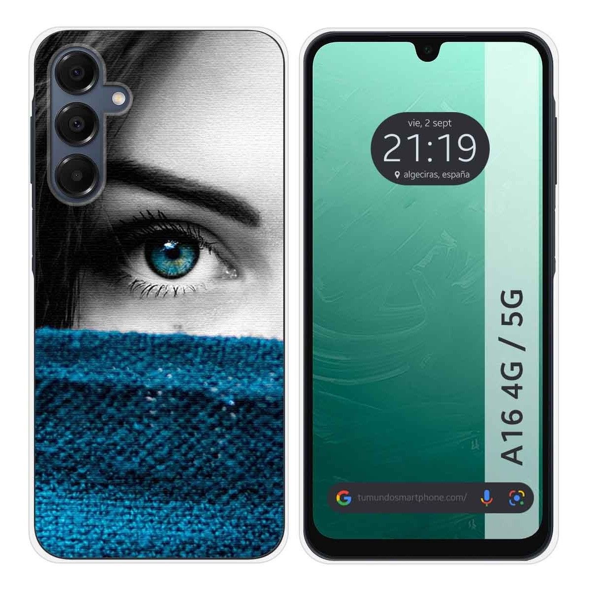 Funda Silicona para Samsung Galaxy A16 4G / 5G diseño Ojo Dibujos