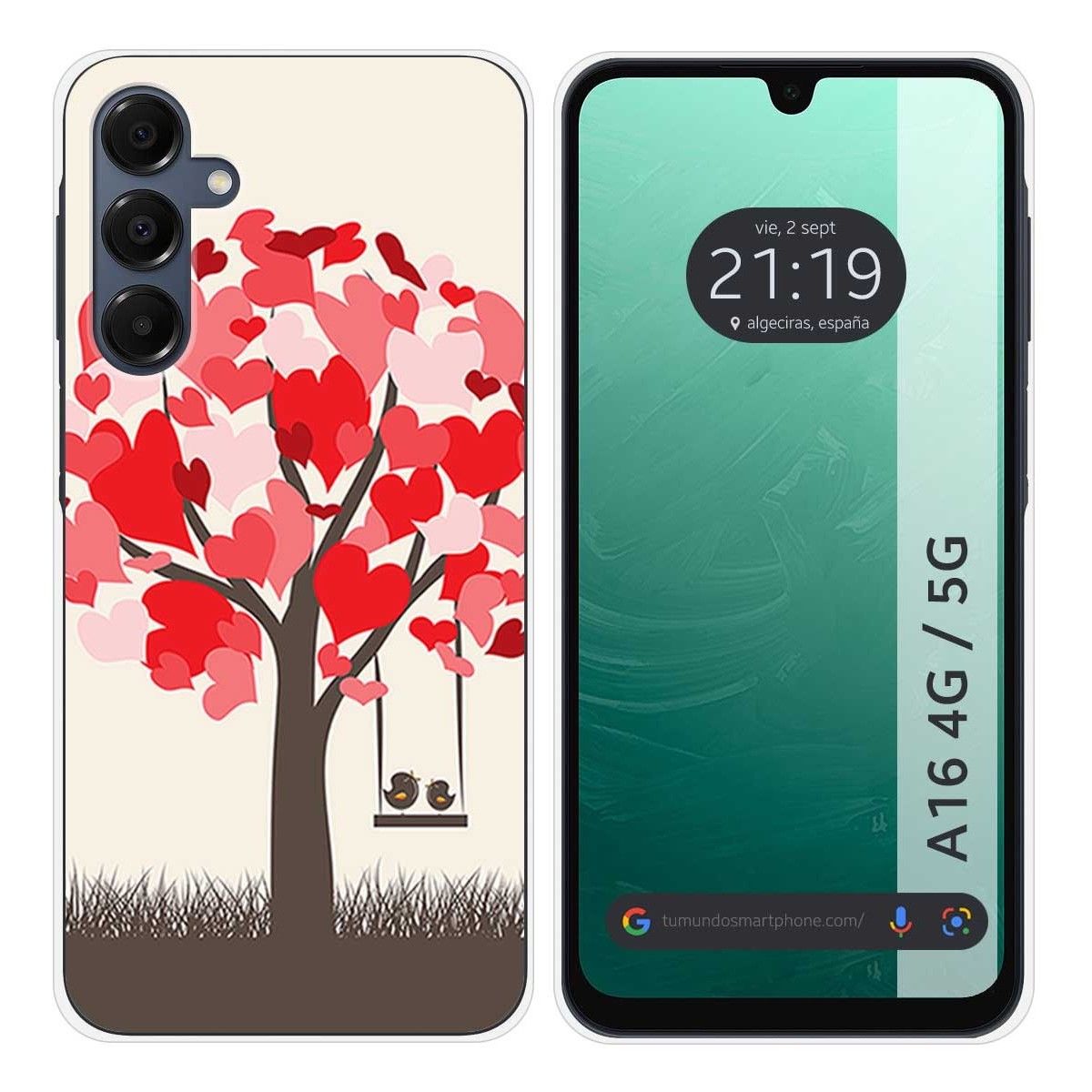 Funda Silicona para Samsung Galaxy A16 4G / 5G diseño Pajaritos Dibujos