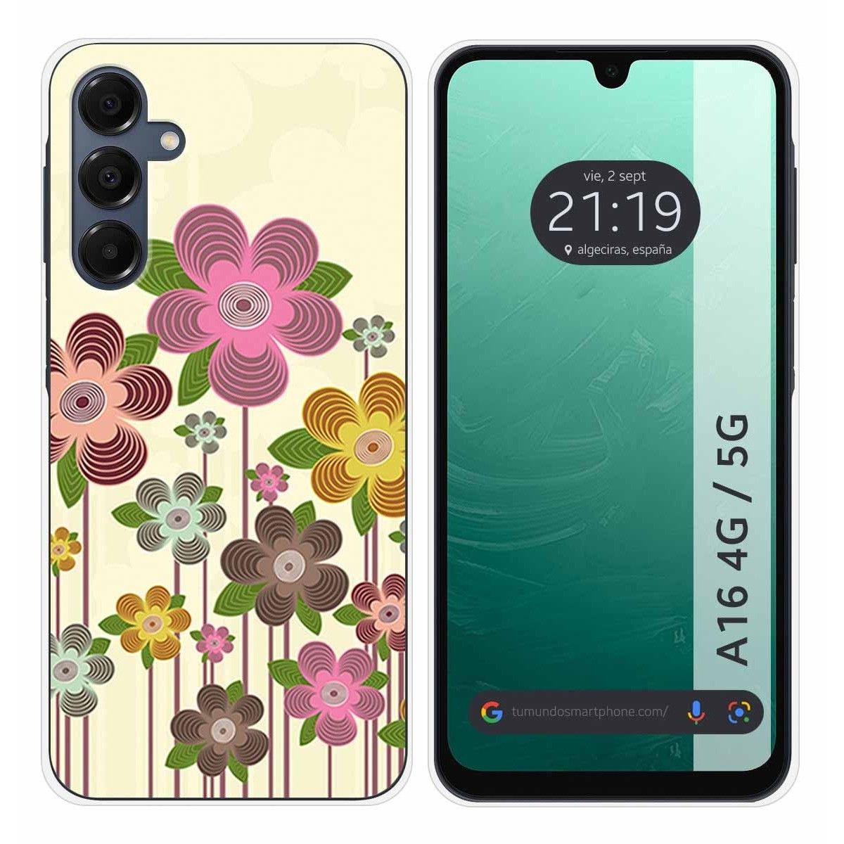 Funda Silicona para Samsung Galaxy A16 4G / 5G diseño Primavera En Flor Dibujos