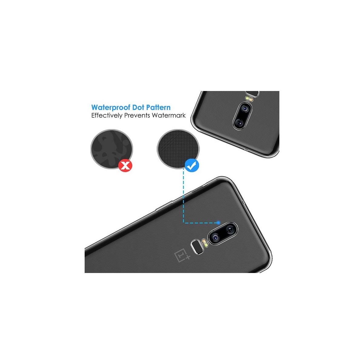 Funda Gel Tpu Fina Ultra-Thin 0,5mm Transparente para Oneplus 6
