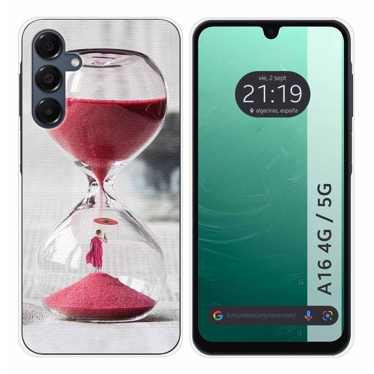 Funda Silicona para Samsung Galaxy A16 4G / 5G diseño Reloj Dibujos