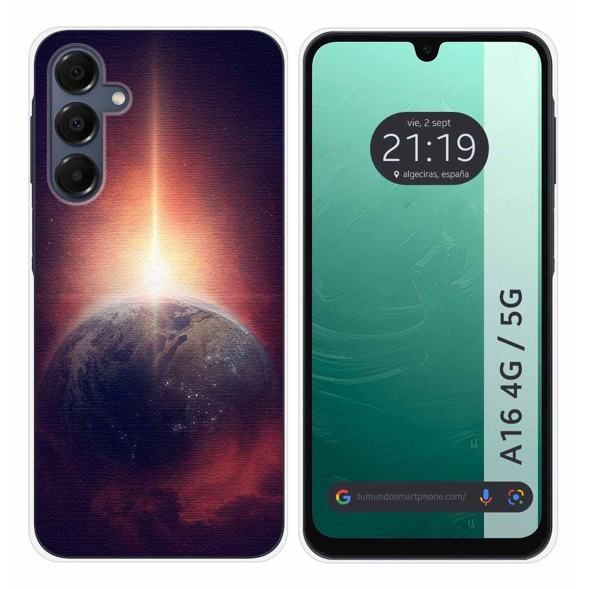 Funda Silicona para Samsung Galaxy A16 4G / 5G diseño Tierra Dibujos