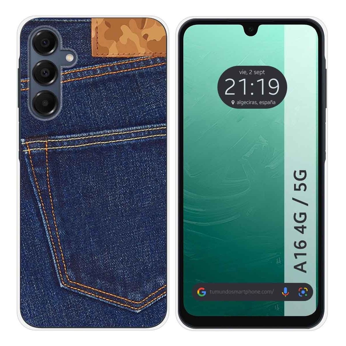 Funda Silicona para Samsung Galaxy A16 4G / 5G diseño Vaquero Dibujos