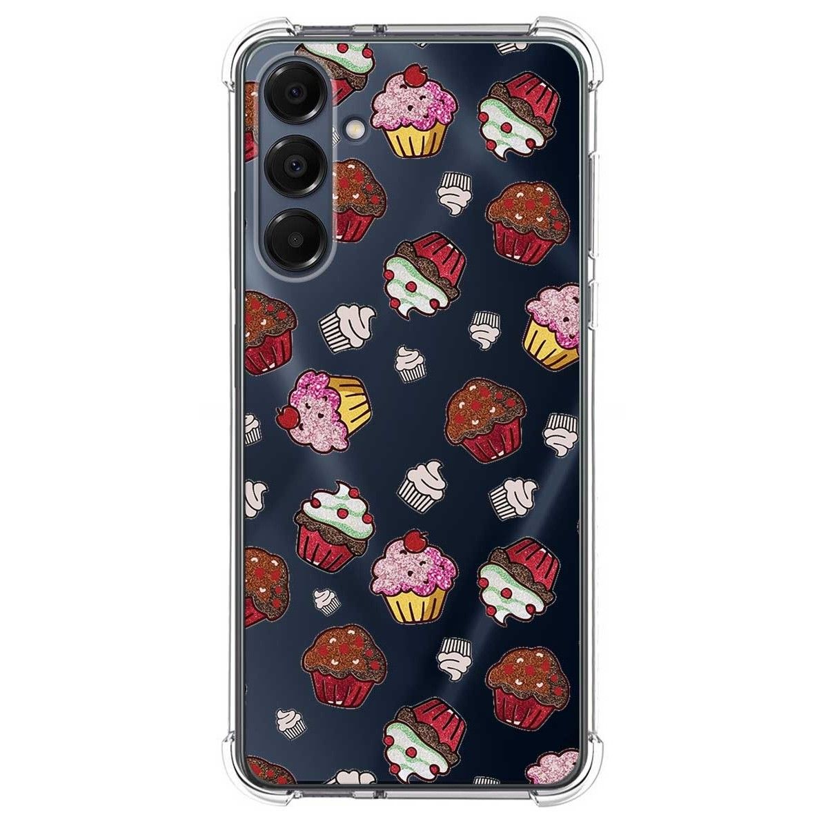 Funda Silicona Antigolpes para Samsung Galaxy A16 4G / 5G diseño Muffins Dibujos