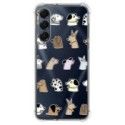 Funda Silicona Antigolpes para Samsung Galaxy A16 4G / 5G diseño Perros Dibujos