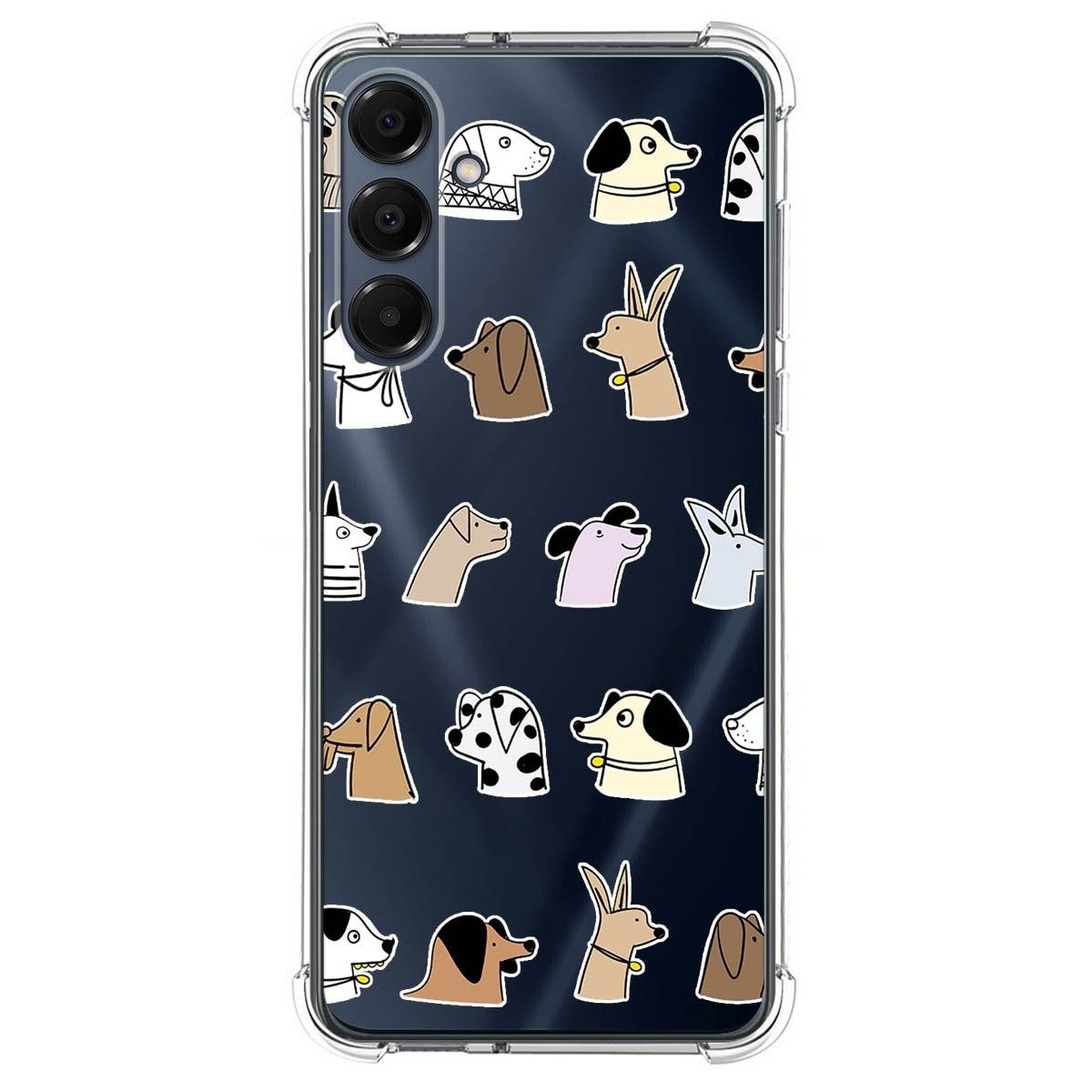 Funda Silicona Antigolpes para Samsung Galaxy A16 4G / 5G diseño Perros Dibujos