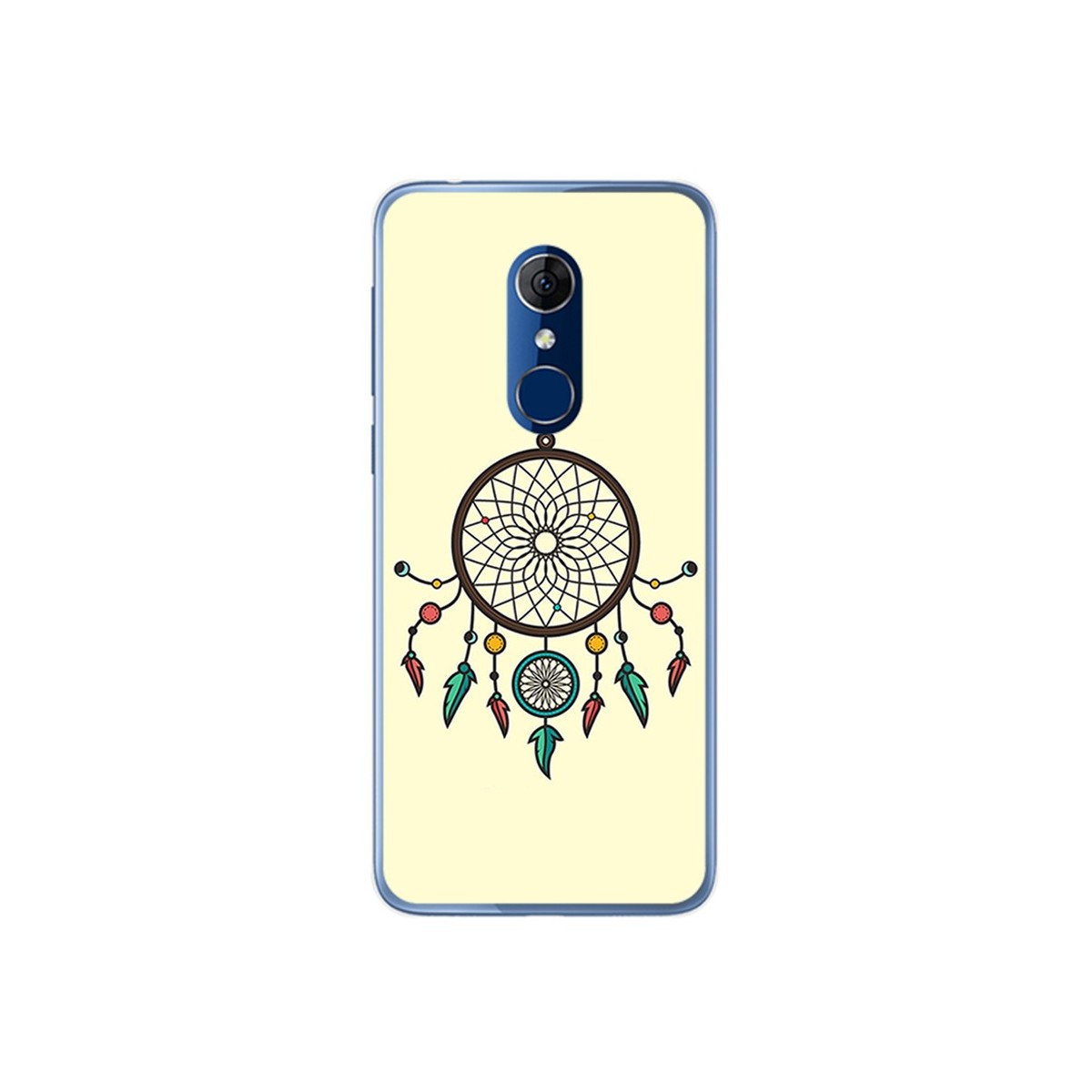 Funda Gel Tpu para Alcatel 3 Diseño Atrapasueños Dibujos