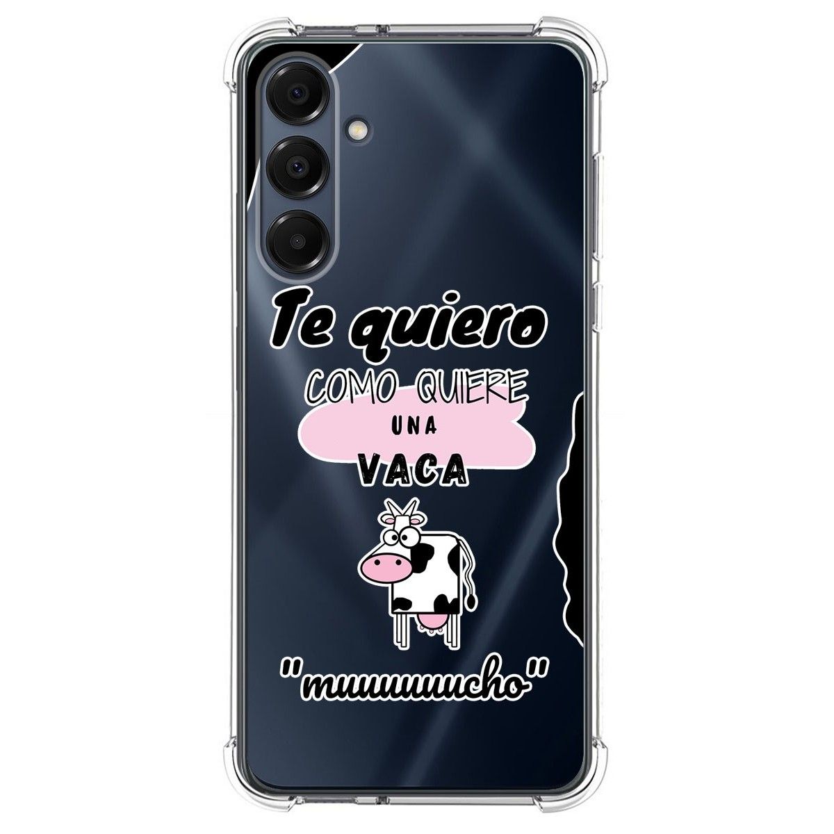 Funda Silicona Antigolpes para Samsung Galaxy A16 4G / 5G diseño Vaca Dibujos
