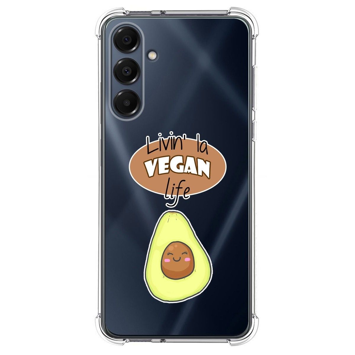 Funda Silicona Antigolpes para Samsung Galaxy A16 4G / 5G diseño Vegan Life Dibujos