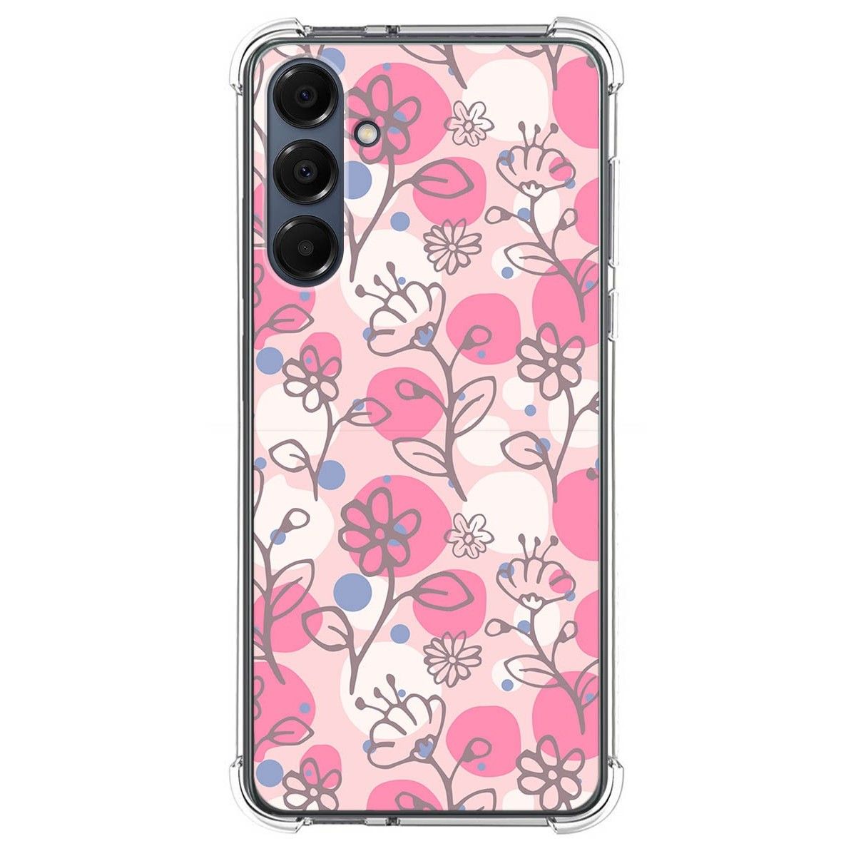 Funda Silicona Antigolpes para Samsung Galaxy A16 4G / 5G diseño Flores 07 Dibujos