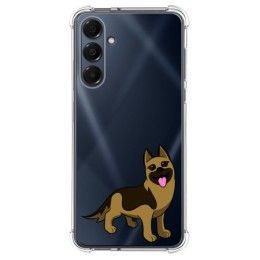 Funda Silicona Antigolpes para Samsung Galaxy A16 4G / 5G diseño Perros 03 Dibujos