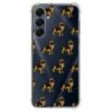 Funda Silicona Antigolpes para Samsung Galaxy A16 4G / 5G diseño Perros 09 Dibujos