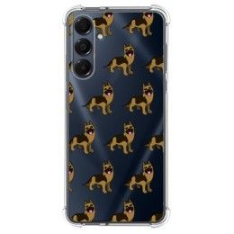 Funda Silicona Antigolpes para Samsung Galaxy A16 4G / 5G diseño Perros 09 Dibujos