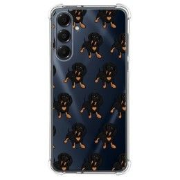Funda Silicona Antigolpes para Samsung Galaxy A16 4G / 5G diseño Perros 10 Dibujos