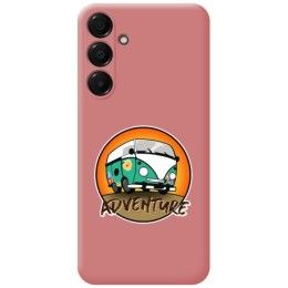 Funda Silicona Líquida Rosa para Samsung Galaxy A16 4G / 5G diseño Adventure Dibujos