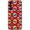 Funda Silicona Líquida Roja para Samsung Galaxy A16 4G / 5G diseño Catrina Dibujos