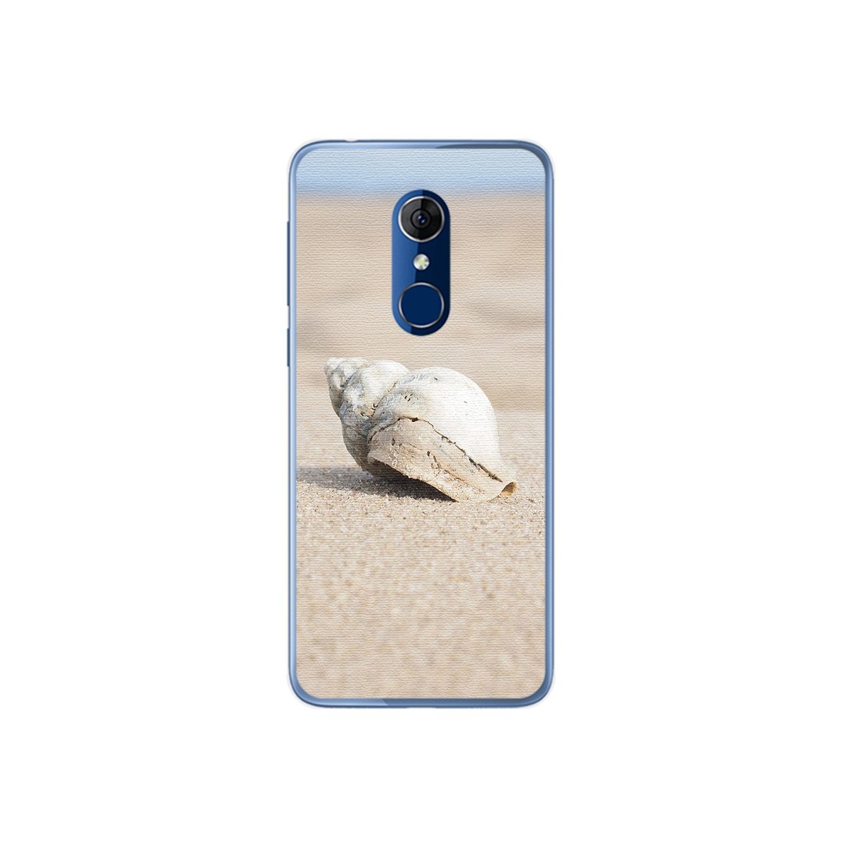 Funda Gel Tpu para Alcatel 3 Diseño Concha Dibujos
