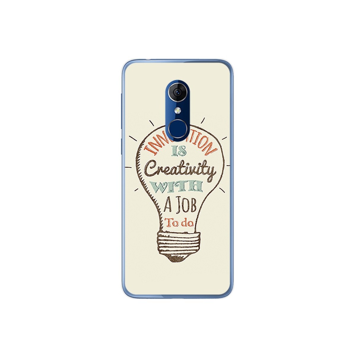 Funda Gel Tpu para Alcatel 3 Diseño Creativity Dibujos