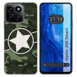 Funda Silicona para Huawei Honor 200 Smart 5G diseño Camuflaje 01 Dibujos
