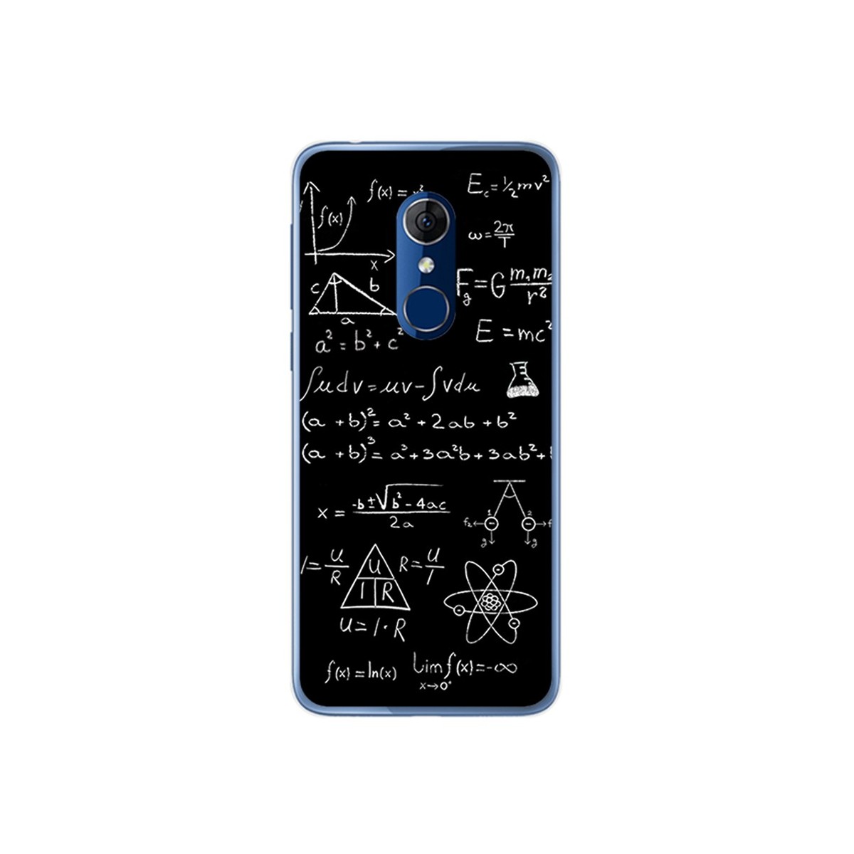 Funda Gel Tpu para Alcatel 3 Diseño Formulas Dibujos