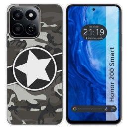 Funda Silicona para Huawei Honor 200 Smart 5G diseño Camuflaje 02 Dibujos