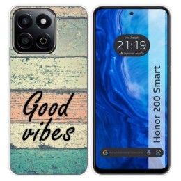 Funda Silicona para Huawei Honor 200 Smart 5G diseño Madera 01 Dibujos