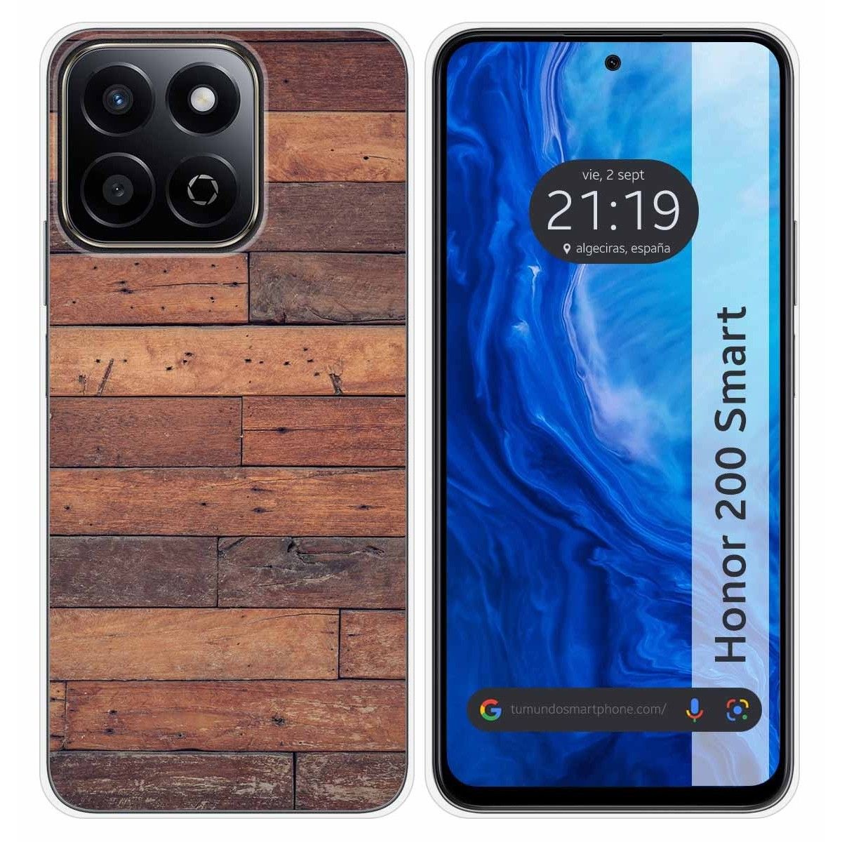 Funda Silicona para Huawei Honor 200 Smart 5G diseño Madera 03 Dibujos