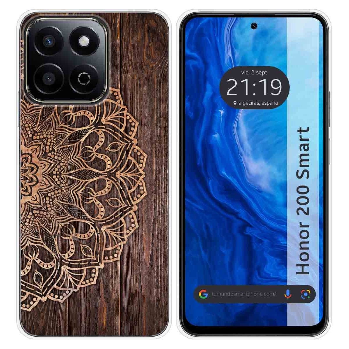 Funda Silicona para Huawei Honor 200 Smart 5G diseño Madera 06 Dibujos