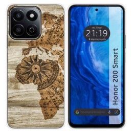 Funda Silicona para Huawei Honor 200 Smart 5G diseño Madera 07 Dibujos