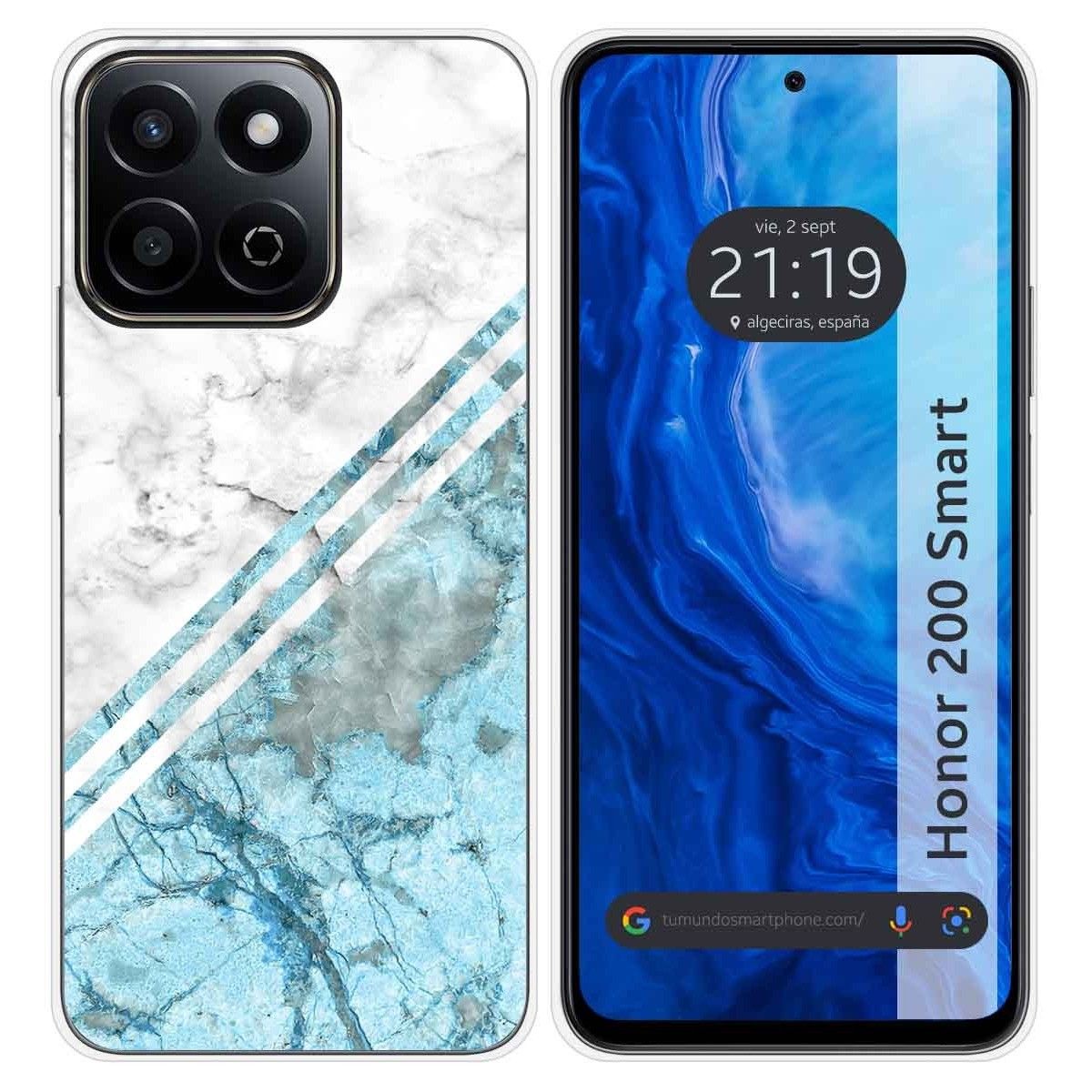 Funda Silicona para Huawei Honor 200 Smart 5G diseño Mármol 02 Dibujos