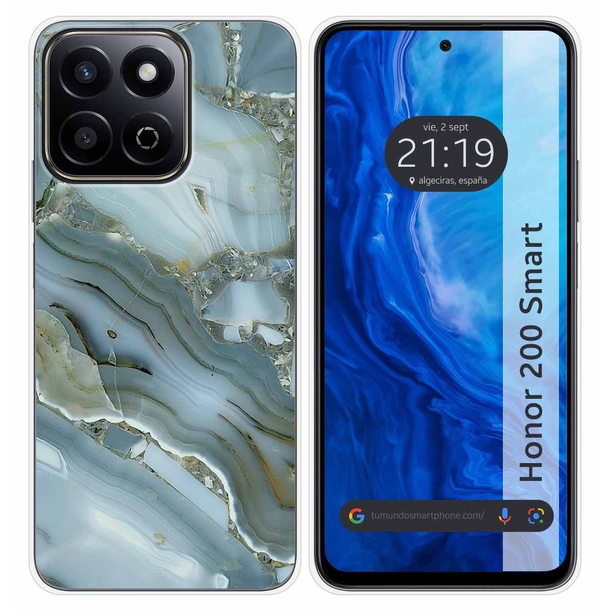 Funda Silicona para Huawei Honor 200 Smart 5G diseño Mármol 09 Dibujos