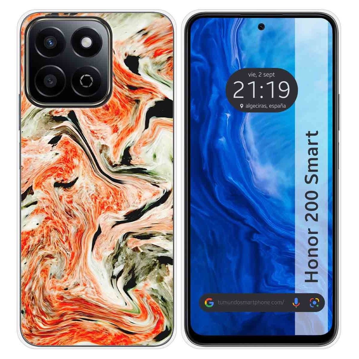 Funda Silicona para Huawei Honor 200 Smart 5G diseño Mármol 12 Dibujos