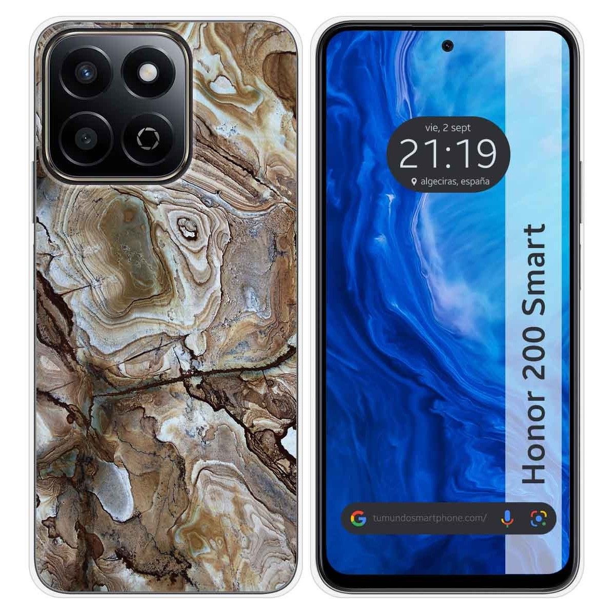 Funda Silicona para Huawei Honor 200 Smart 5G diseño Mármol 14 Dibujos