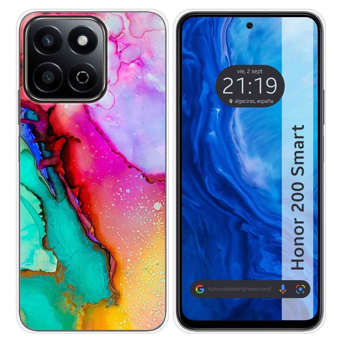 Funda Silicona para Huawei Honor 200 Smart 5G diseño Mármol 15 Dibujos