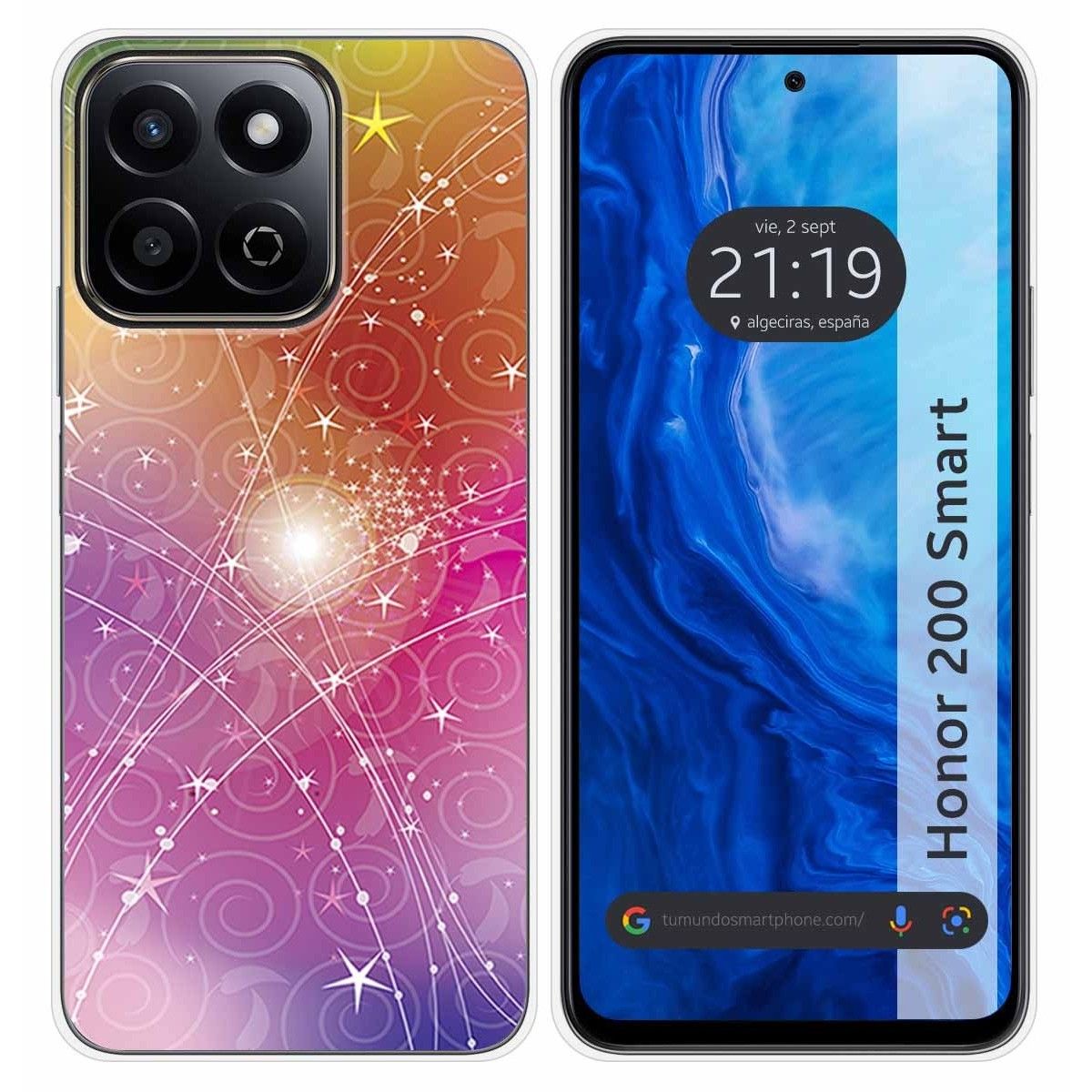 Funda Silicona para Huawei Honor 200 Smart 5G diseño Abstracto Dibujos