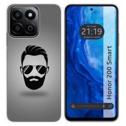 Funda Silicona para Huawei Honor 200 Smart 5G diseño Barba Dibujos